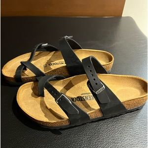 Birkenstock Mayari NWOT women size 39 black leather